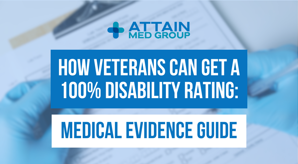 Read more about the article How Veterans Can Get a 100% Disability Rating: Medical Evidence Guide