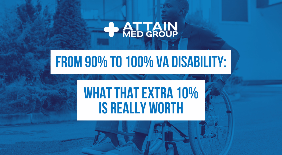 Read more about the article From 90% to 100% VA Disability: What That Extra 10% Is Really Worth