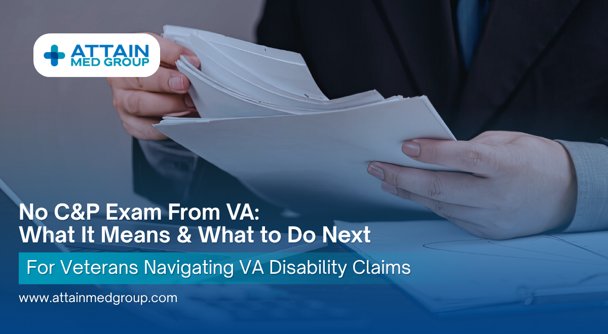 Read more about the article No C&P Exam From VA: What It Means and What to Do Next