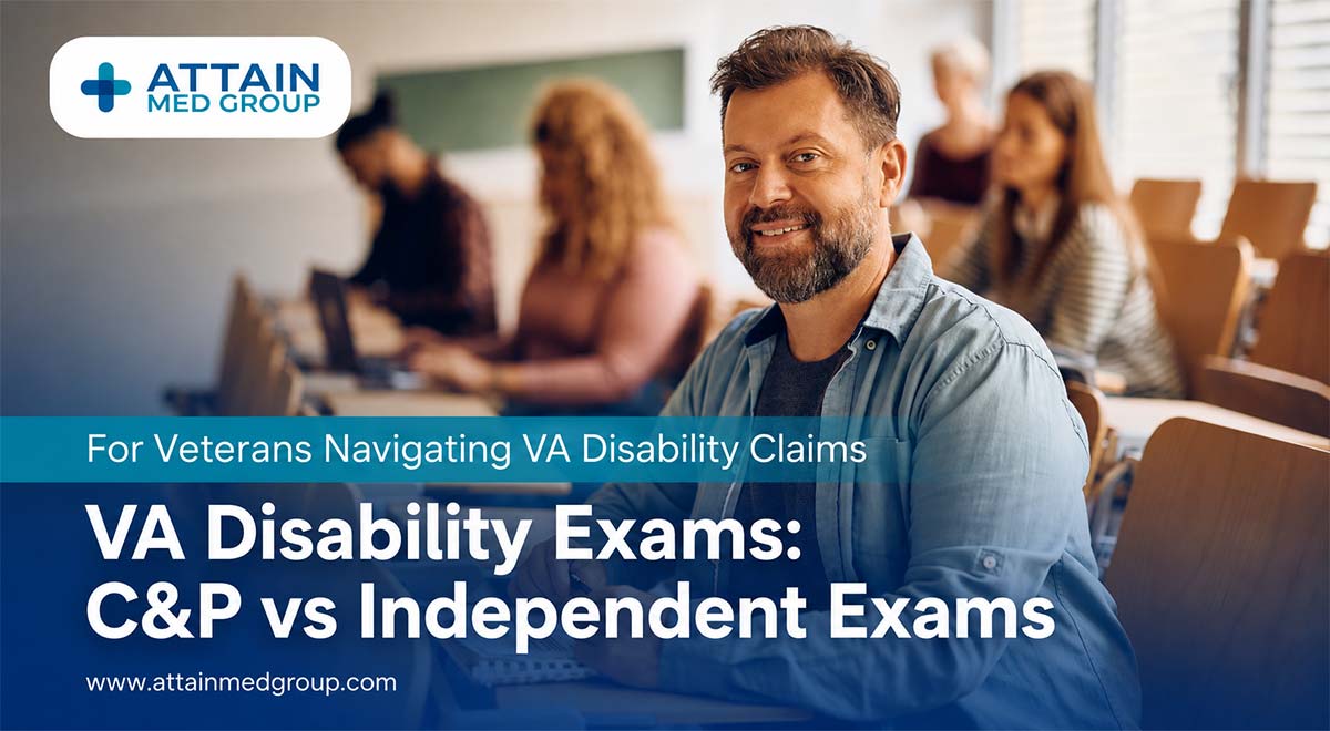 Read more about the article VA Disability Exams: C&P vs Independent Exams